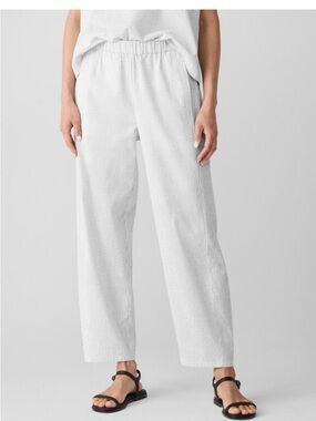 Eileen Fisher Organic Linen Lantern Pant-Sz large